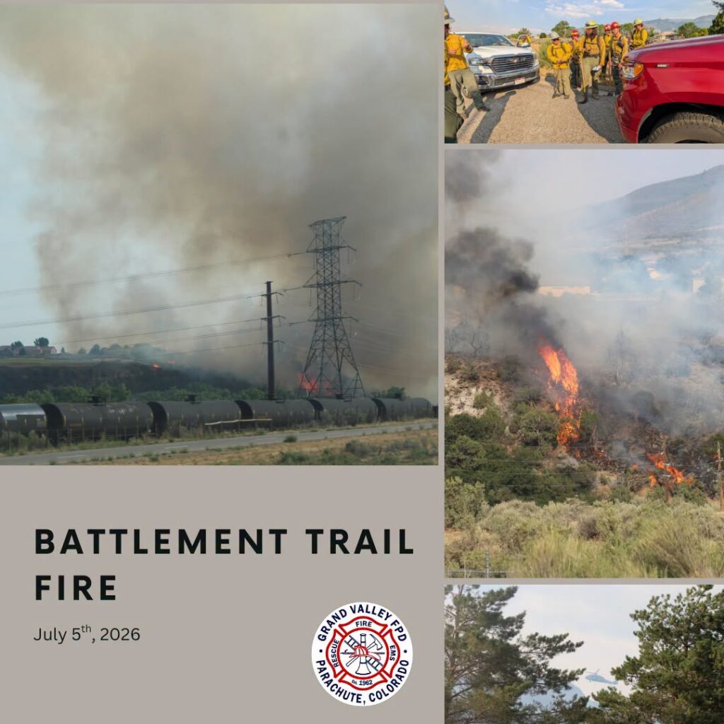 Battlement Mesa Trail Fire July 5, 2026