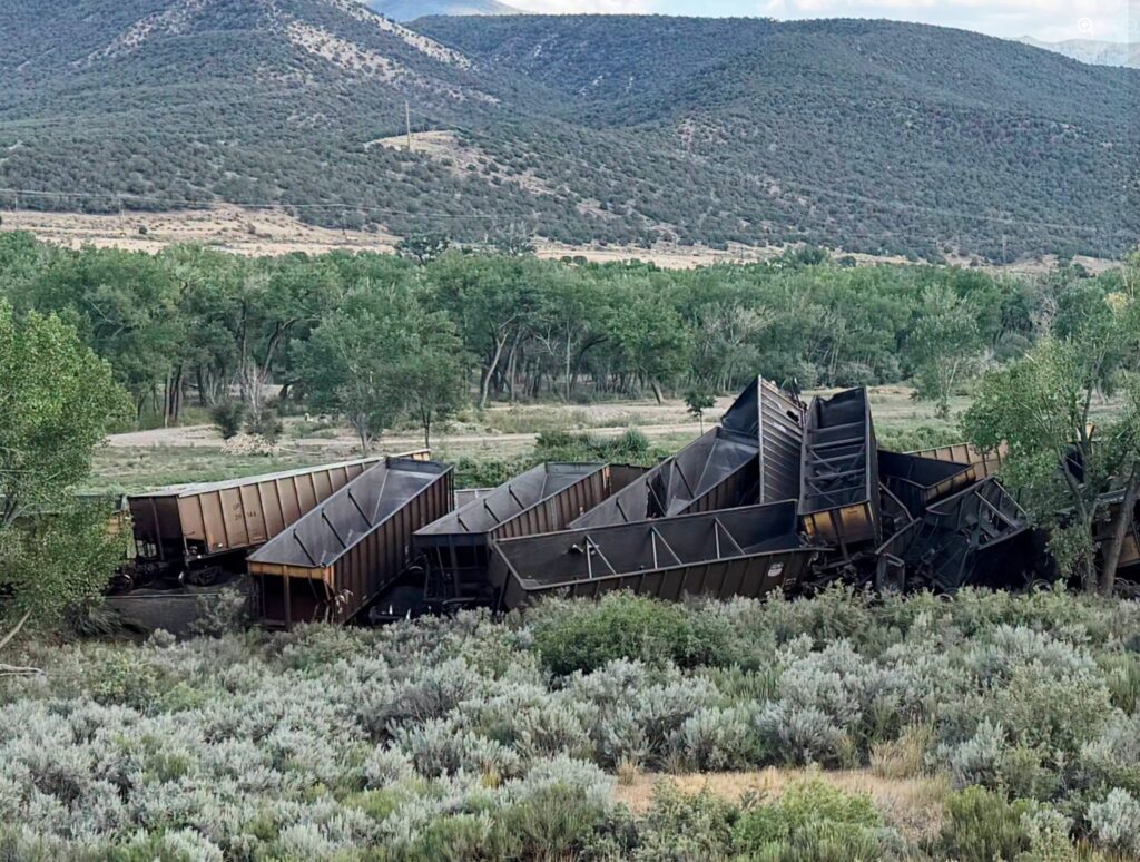 8-1-26 Train derailment near Parachute