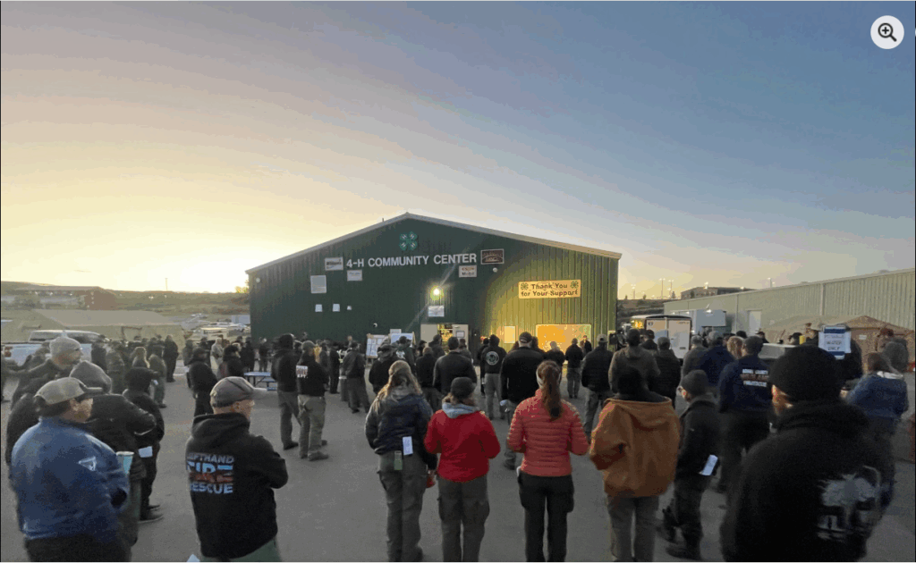 8-17-25 Photo of morning briefing meeting