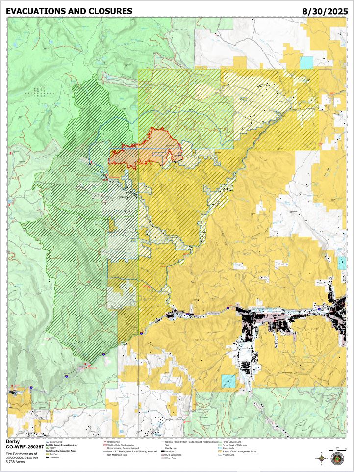 8-30-25 Derby Fire evacuation closure map