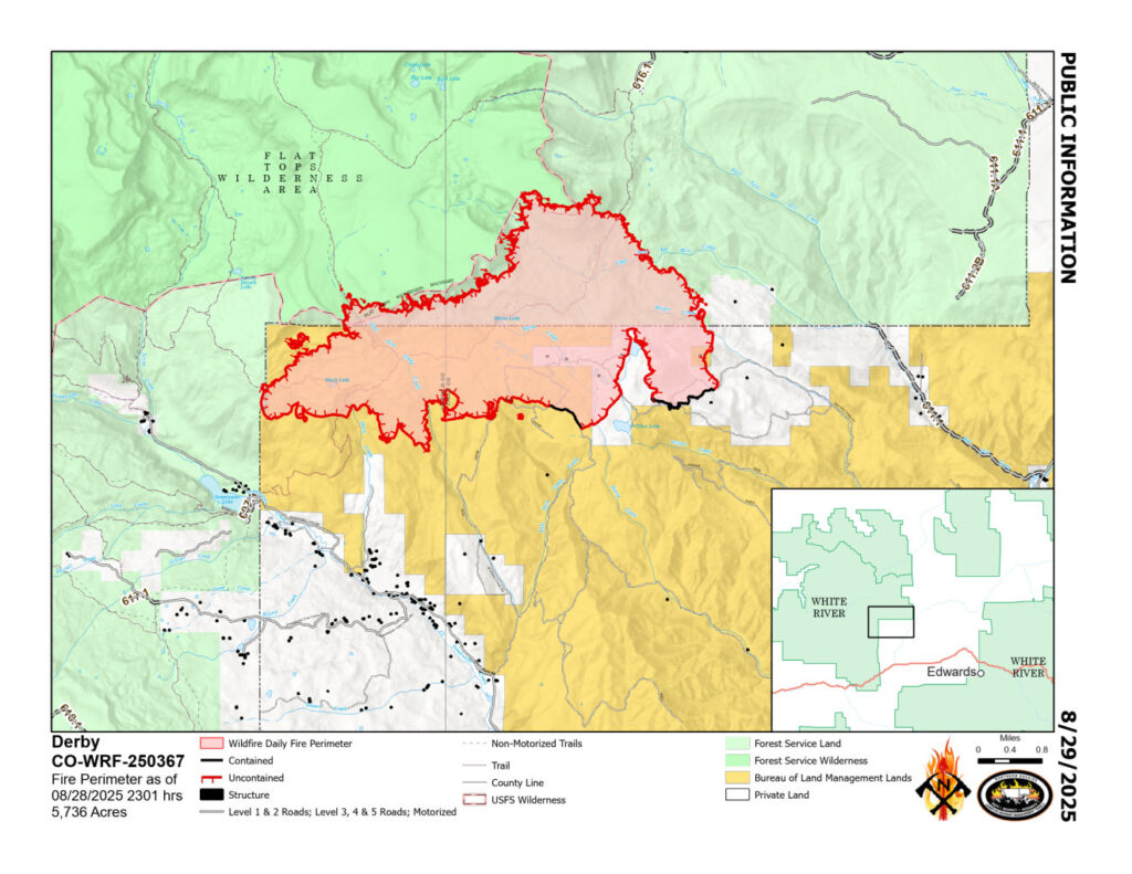 derby fire map 8/29/25