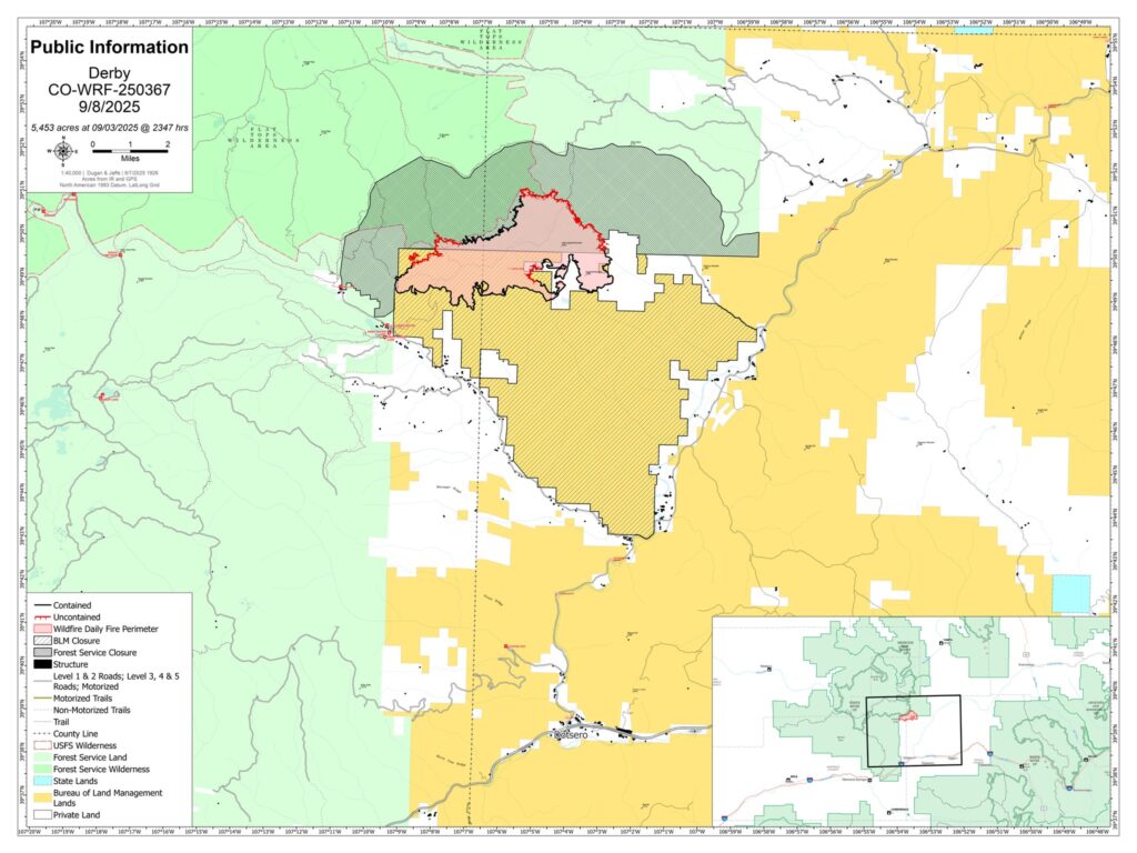 derby fire map 9/8/25