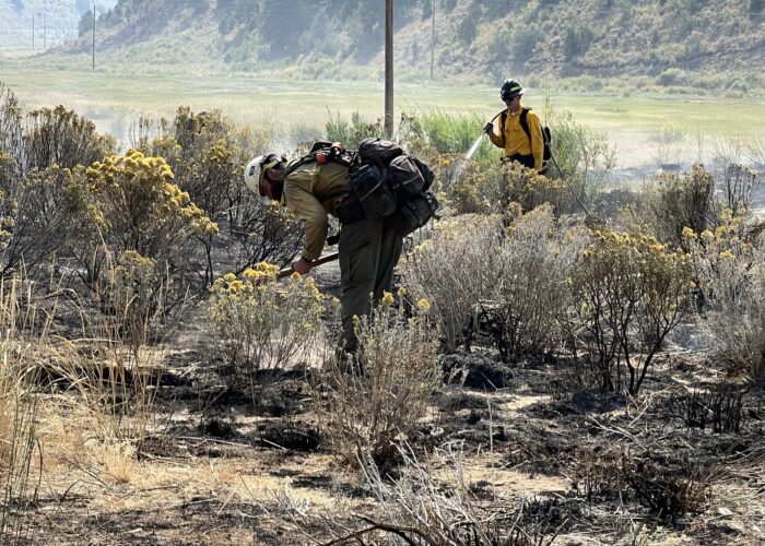 Lolo Interagency Hotshot Crew on the Lee Fire.
